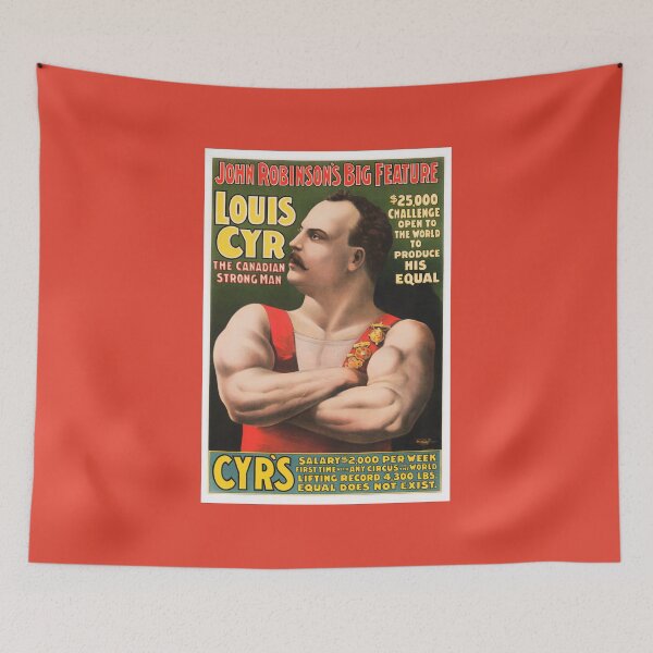 Item preview, Louis Cyr - The Canadian Strongman - John Robinson's Big Feature - 1898 designed and sold by warishellstore.
