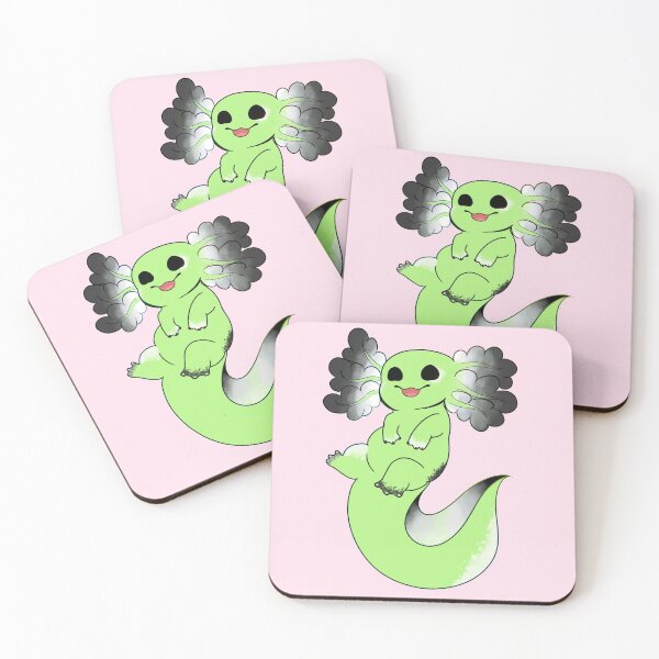 Item preview, Pride Axolotl - Agender designed and sold by Iberis-Em.
