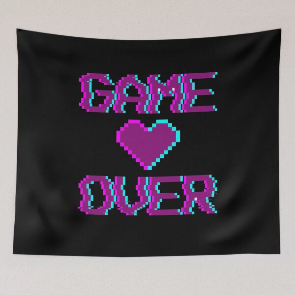 Item preview, Game Over Heart Glitch designed and sold by Koi-Art.