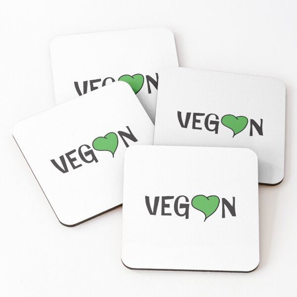 Item preview, Vegan Heart Green on Black designed and sold by Alec Buchan.