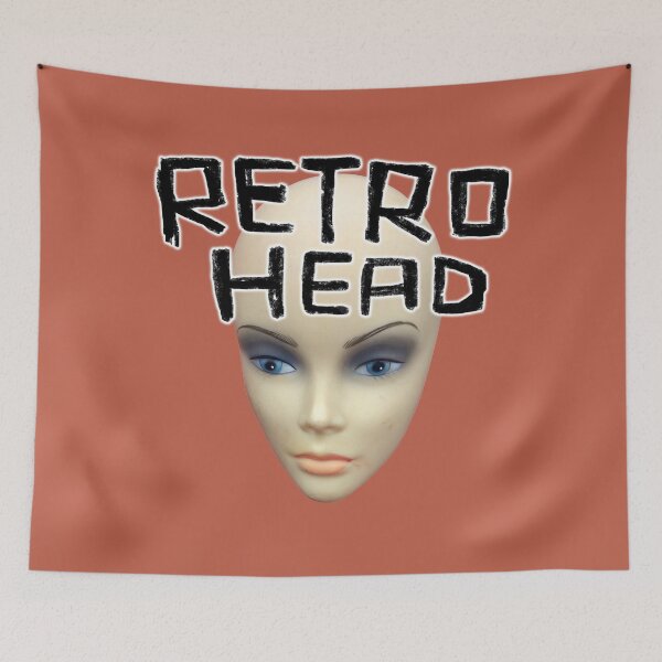 Item preview, Retro Head for Vintage Fan designed and sold by badlydrawnbabe.
