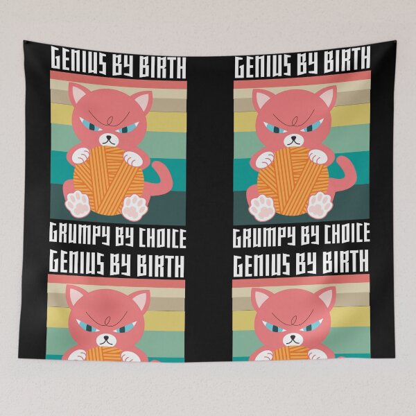 Item preview, Genius By Birth Grumpy By Choice designed and sold by IslandDrip.