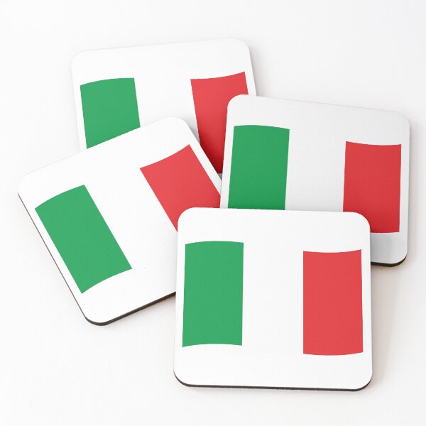 Item preview, Italian Flag Waving - Square designed and sold by abarthshop.