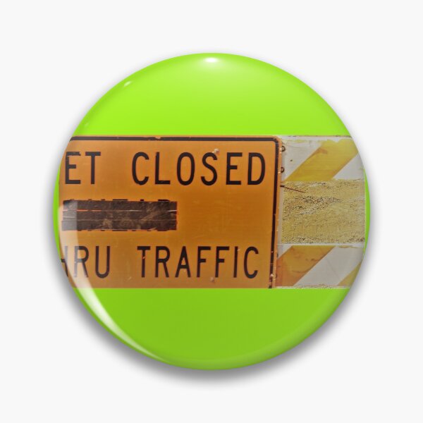 Item preview, Vivid Orange Road Sign designed and sold by SEEphotos7171.
