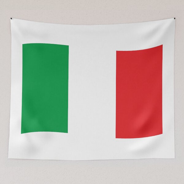 Item preview, Italian Flag Waving - Square designed and sold by abarthshop.