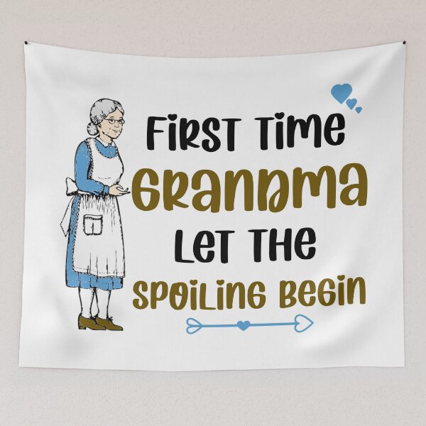 Item preview, First time grandma let the spoiling begin  designed and sold by Rami Khalifah.