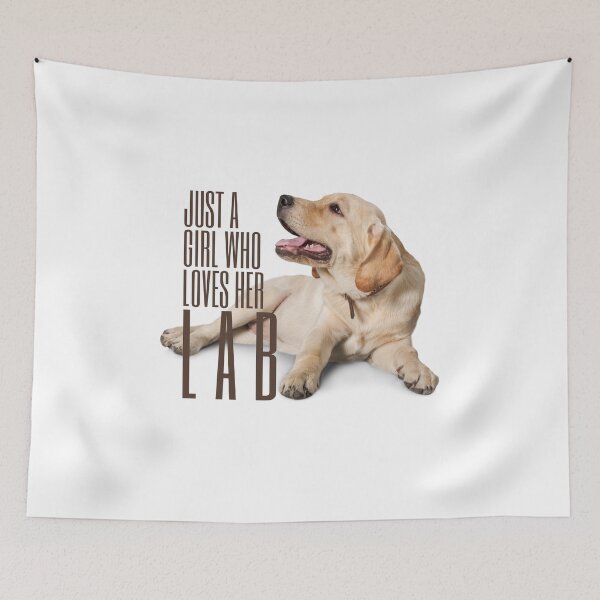 Item preview, Just a Girl Who Loves her Labrador T shirt designed and sold by Martimad.