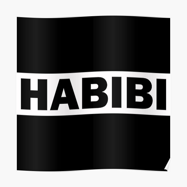 Habibi Arab Arabic Posters | Redbubble