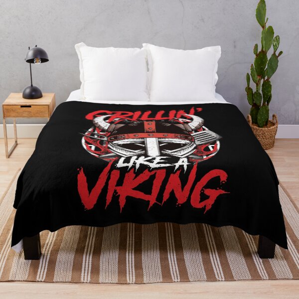 Item preview, Grill Grilling like a Viking grill master saying design designed and sold by brunsch-print.