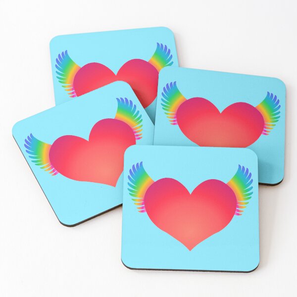 Item preview, Red Rainbow Heart designed and sold by RawSunArt.