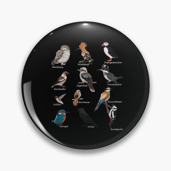 Item preview, Hoopoe Puffin, Kingfisher, Hummingbird Bird Birdlover Birdwatcher Biologist Ornithologist Garden Birds designed and sold by jz-birds.