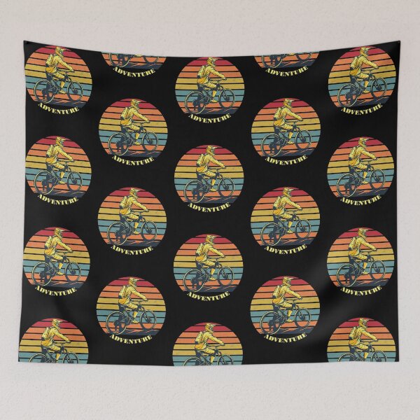 Item preview, Mountain Biking Downhill Adventure Biking Trail Vintage Design designed and sold by trendyzcom.