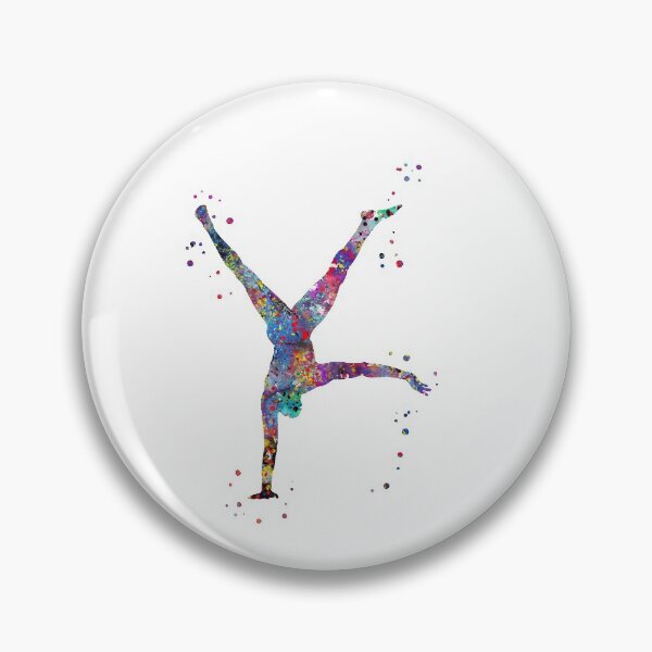 Item preview, Gymnastic balance on one hand designed and sold by Rosaliartbook.