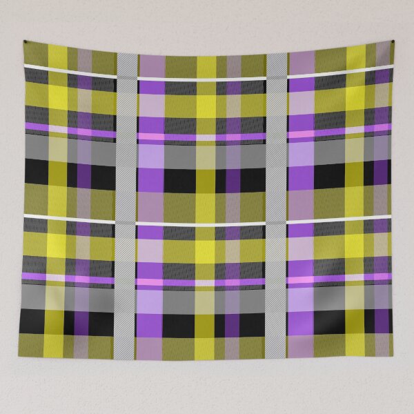 Item preview, nonbinary flag check designed and sold by EllyBurg.