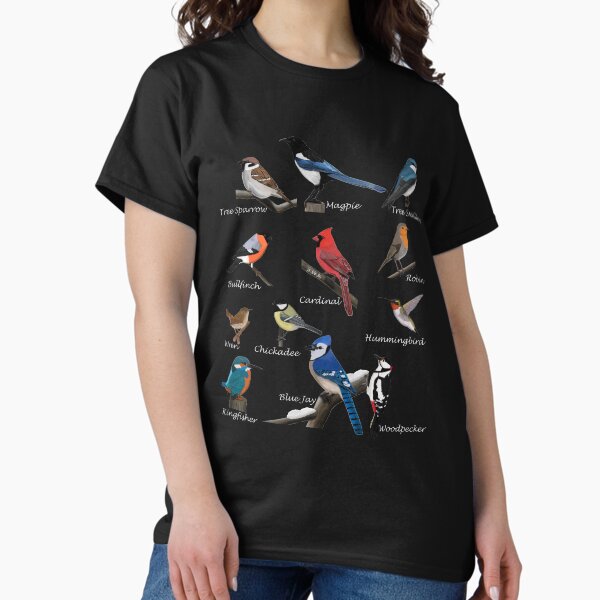 Item preview, Blue Jay, Puffin, Kingfisher, Hummingbird, Cardinal Bird Birdlover Birdwatcher Biologist Ornithologist Garden Birds designed and sold by jz-birds.