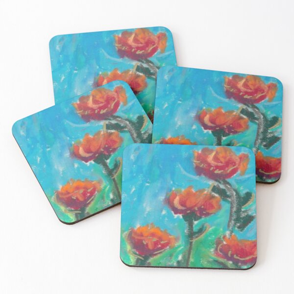 Item preview, Vibrant Red Flowers 2 of 4 designed and sold by Sarah Aubry.