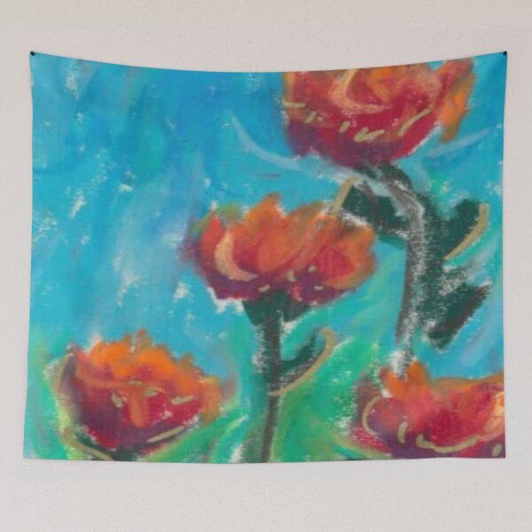Item preview, Vibrant Red Flowers 2 of 4 designed and sold by Sarah Aubry.