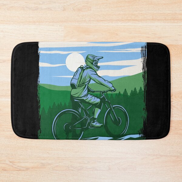 Item preview, Mountain Biking Downhill Adventure Biking Trail Vintage Design designed and sold by trendyzcom.