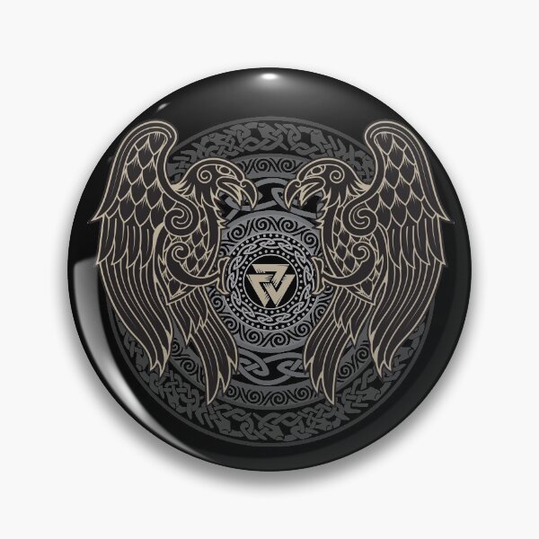 Item preview, Norse Viking Ravens Valknut Celtic Knotwork designed and sold by BluePagan.