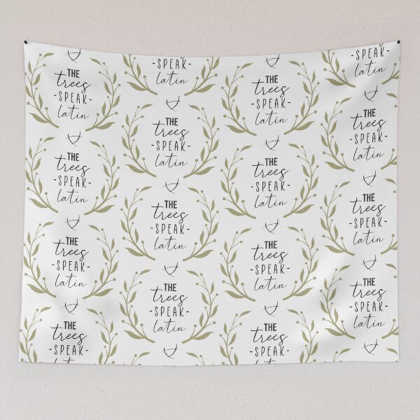 Item preview, The trees speak latin, The raven boys designed and sold by Missbookshop.