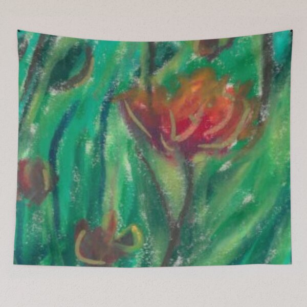 Item preview, Vibrant Red Flowers 4 of 4 designed and sold by Sarah Aubry.