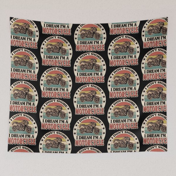 Item preview, I Don't Snore I Dream I'm A Motorcycle Vintage designed and sold by SaliDesigner.