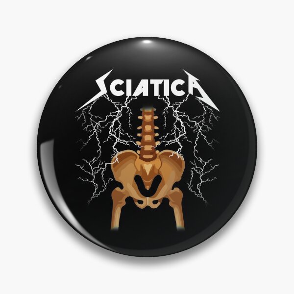 Item preview, Sciatica Skeleton Nerve Rock Humor designed and sold by Dressed For  Duty.