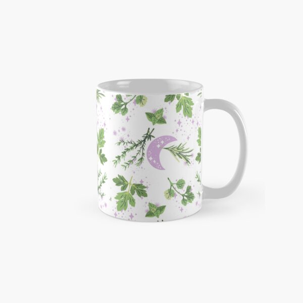 Item preview, Herbs Moons And Magic Pattern designed and sold by Natasha Rolfe.