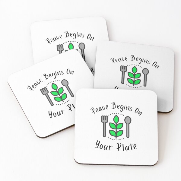 Item preview, Peace Begins On Your Plate designed and sold by jrobdesignz.