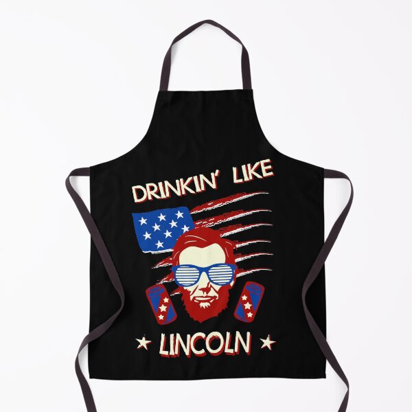 Item preview, 4th of July Shirts for Men Drinking Like Lincoln Abraham designed and sold by pannolinno.