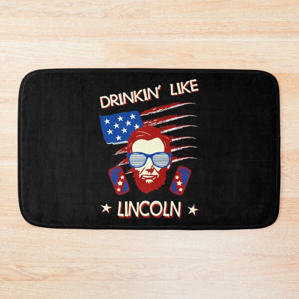 Item preview, 4th of July Shirts for Men Drinking Like Lincoln Abraham designed and sold by pannolinno.