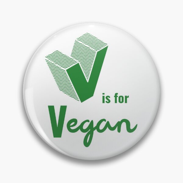 Item preview, V Is For Vegan designed and sold by jrobdesignz.