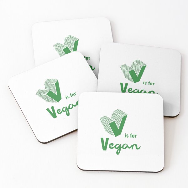 Item preview, V Is For Vegan designed and sold by jrobdesignz.