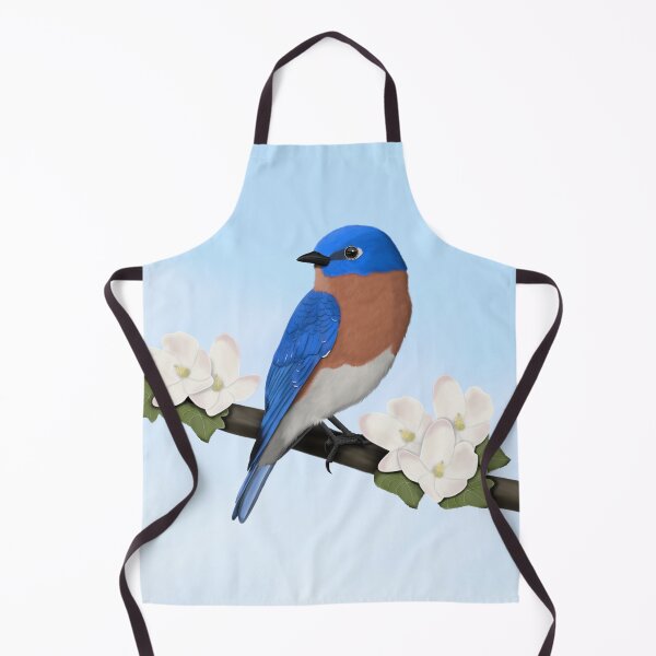 Item preview, Eastern Bluebird bird garden bird illustration biologist ornithologist birdlover designed and sold by jz-birds.