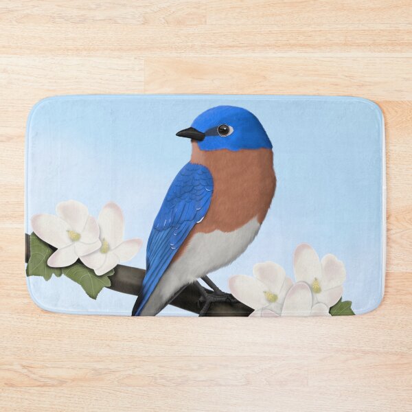 Item preview, Eastern Bluebird bird garden bird illustration biologist ornithologist birdlover designed and sold by jz-birds.
