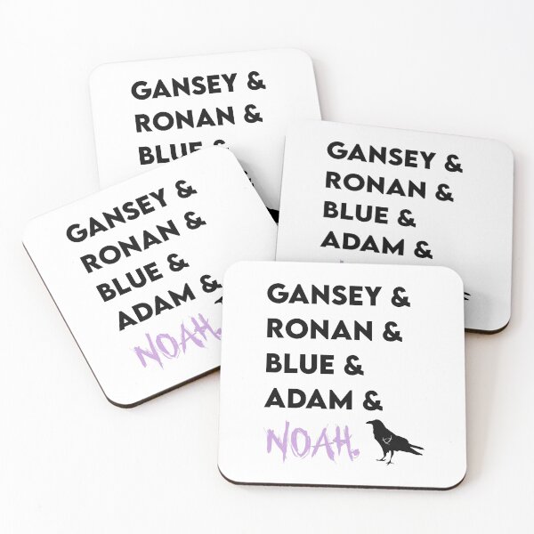 Item preview, Gansey, Ronan, Blue, Adam and Noah designed and sold by Missbookshop.