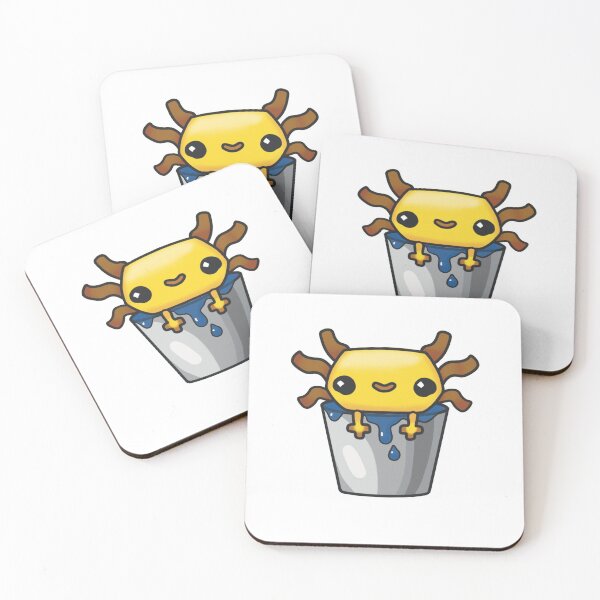 Item preview, Bucket of Axolotl yellow designed and sold by Vanthaera.