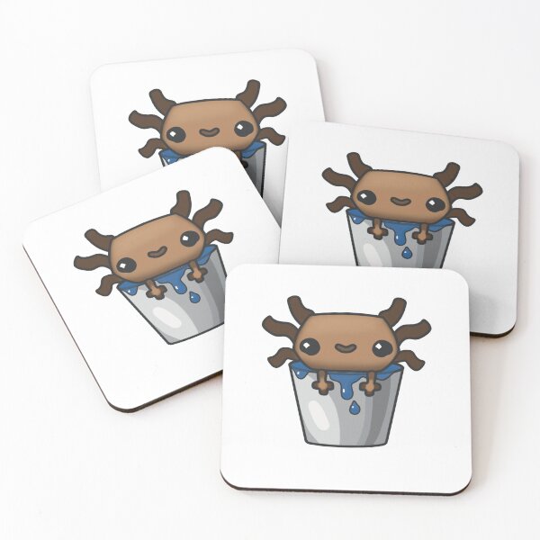 Item preview, Bucket of Axolotl brown designed and sold by Vanthaera.