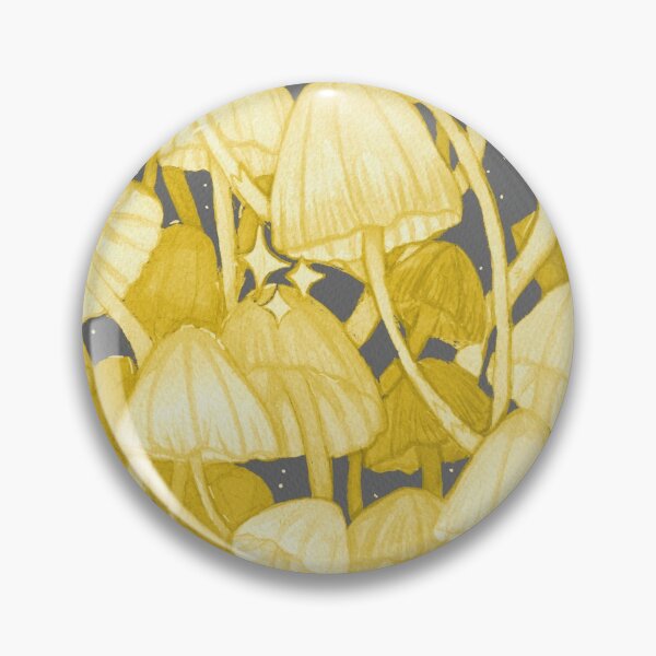 Item preview, Yellow and Gray Mushrooms designed and sold by JJLosh.
