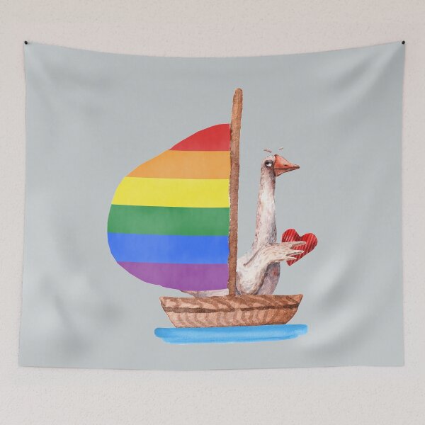 Item preview, Ahoy queer LGBTQ sailor | Tolerance and pride designed and sold by Petra Becker.