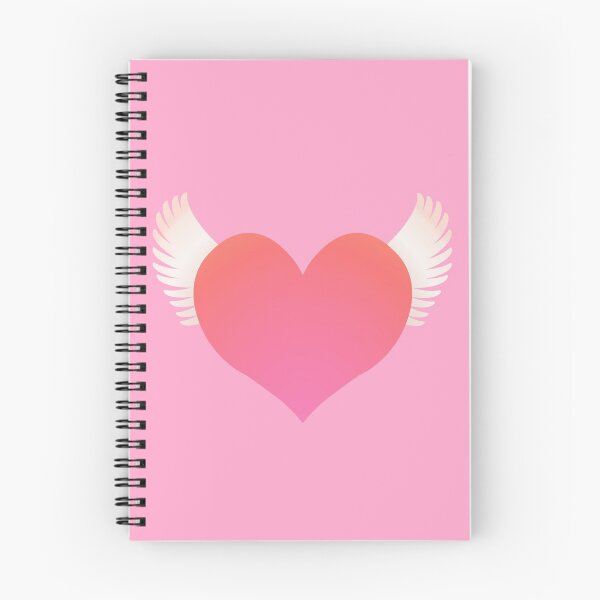 Item preview, Winged Pink Heart designed and sold by RawSunArt.