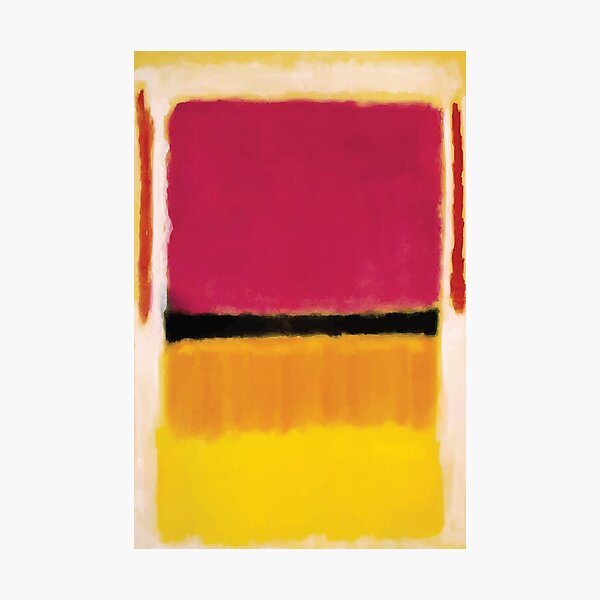 Mark Rothko | Violet, Black, Orange Yellow on White and Red Photographic Print