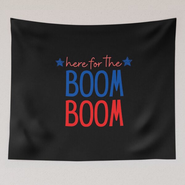 Item preview, Vintage Just Here for the Boom Boom Typography  designed and sold by garniturex.