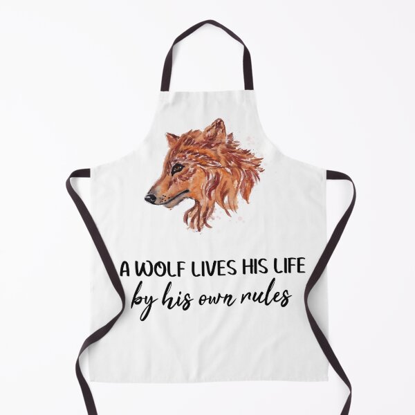 Item preview, a wolf lives his life by his own rules, wolf lovers cute gifts  designed and sold by DANT-shirts.