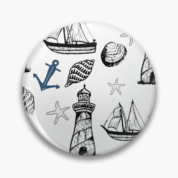 Item preview, Nautical pattern designed and sold by hvasilevshop.
