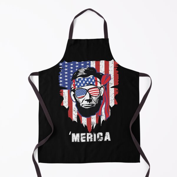 Item preview, 4th of July Shirts Abraham Lincoln, Merica sunglasses, Fourth of July USA American Flag,  Funny July 4th Vintage US Flag designed and sold by LEGACY10.