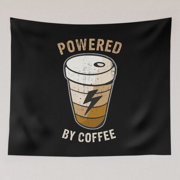 Item preview, Coffee Powered a Funny Coffee Battery designed and sold by Frosty1489.