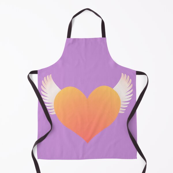 Item preview, Winged Orange Heart designed and sold by RawSunArt.
