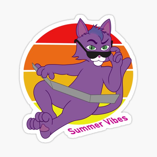 Kitty Vibes Sticker