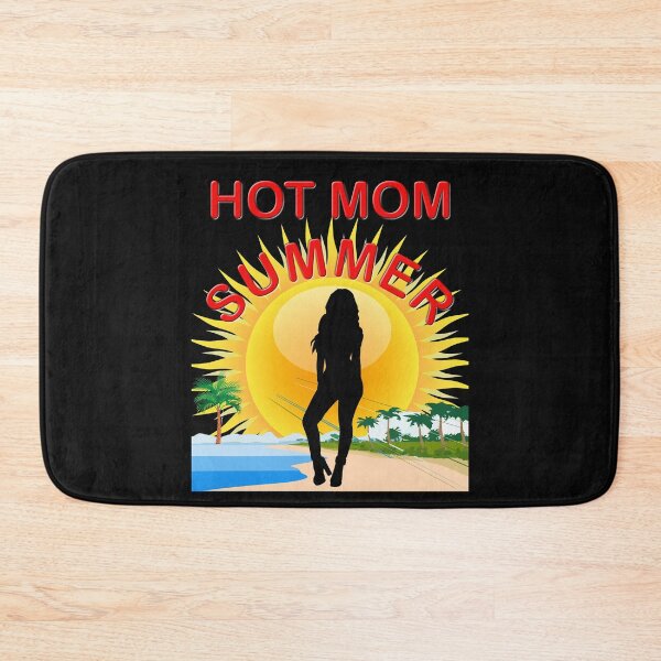 Item preview, Hot mom summer, Summer, mom, hot, funny, love, mother, dad, hot mom, birthday, yoga, beach, cool, meditation, peace, sun, good vibes, summer, designed and sold by bimmer325.